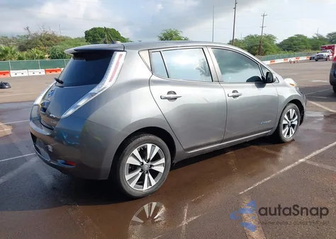 2017 Nissan Leaf Sv из США, поврежденный, VIN 1N4BZ0CP2HC301621